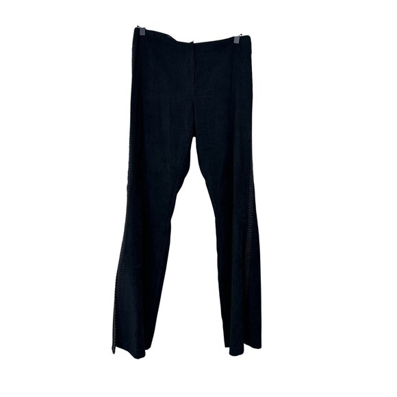 Tracy Evans Womens Black Polyester &‎ Spandex Pants  Side Zipper & Zigzag - Picture 1 of 11